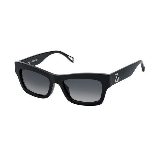 Zadig & Voltaire Black Acetate Sunglasses