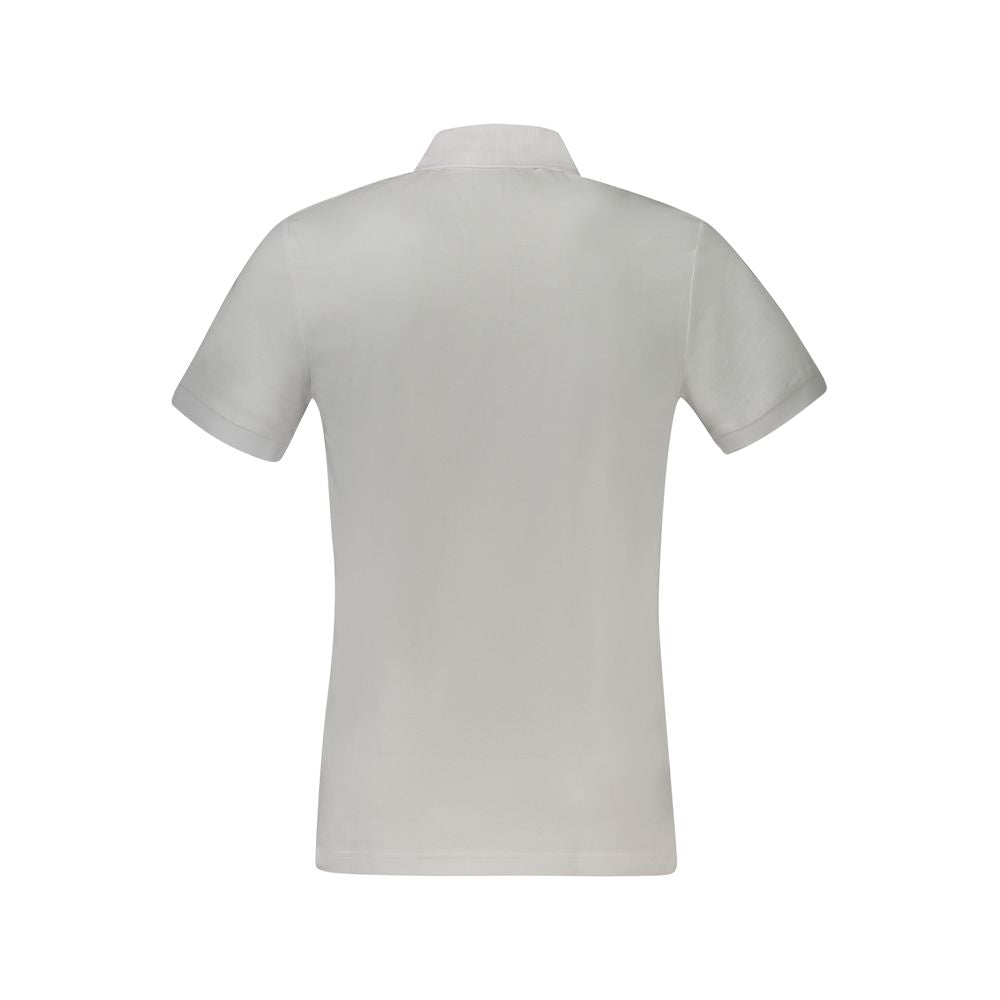 Hugo Boss White Cotton Men Polo Shirt