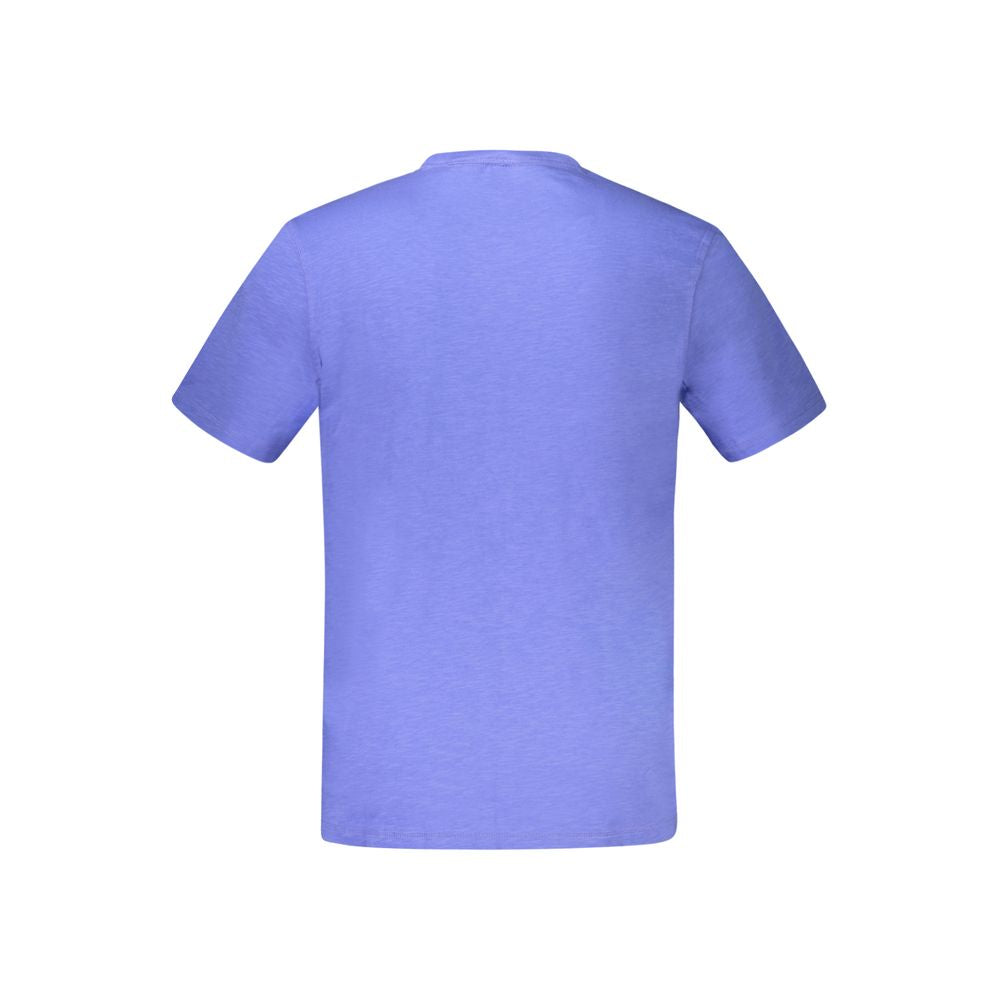 Hugo Boss Blue Cotton Men T-Shirt