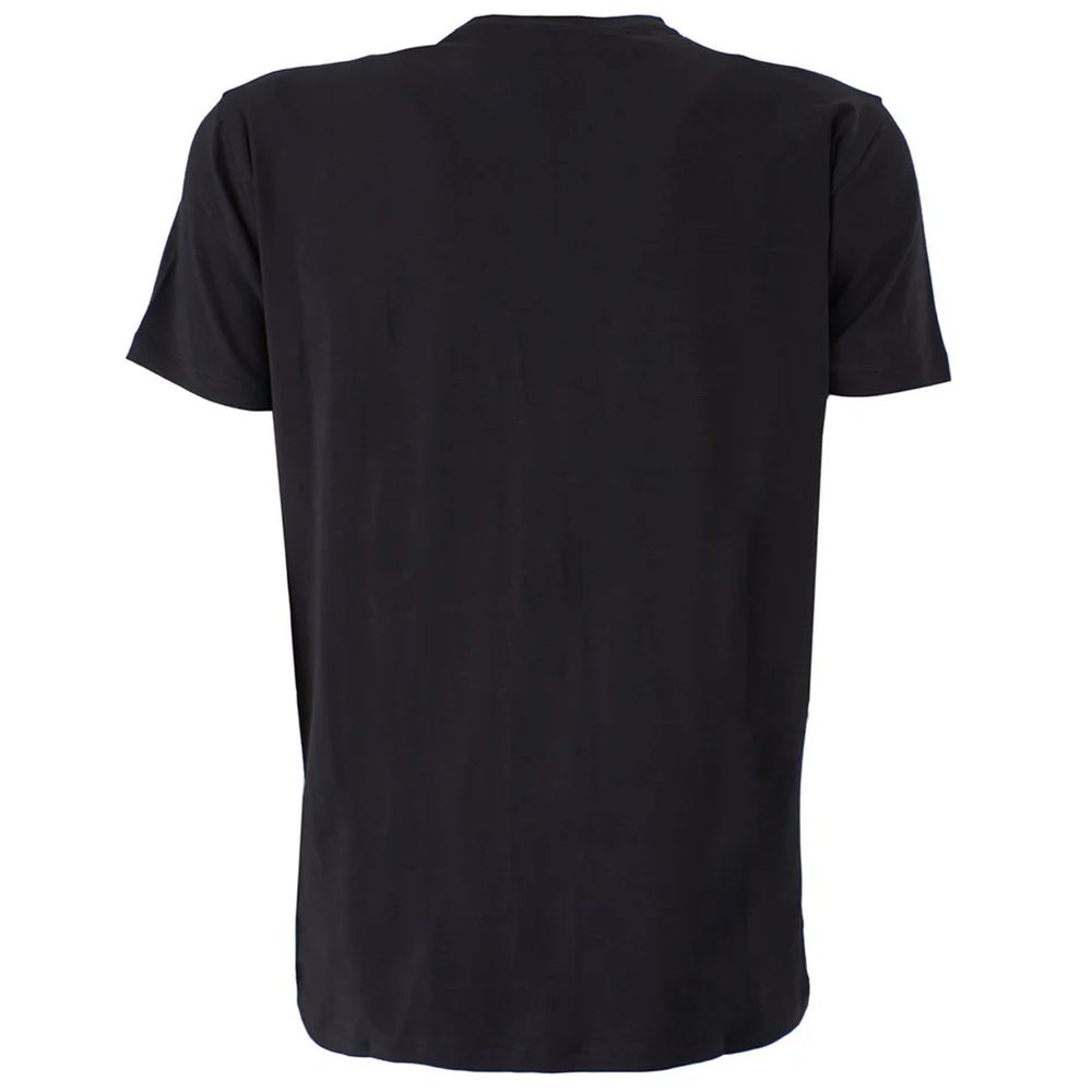 Yes Zee Black Cotton T-Shirt