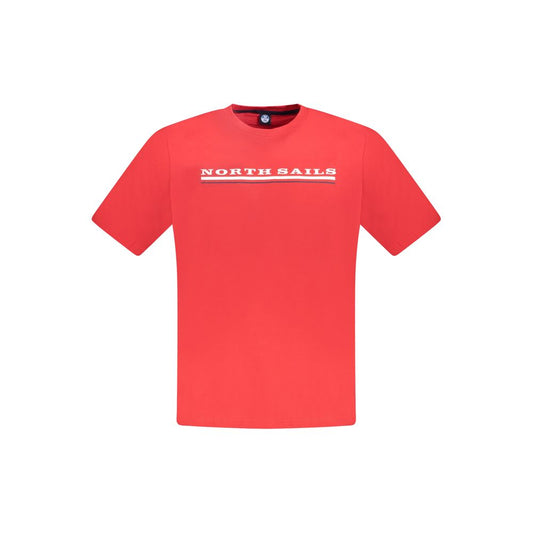 North Sails Red Cotton Men TShirt