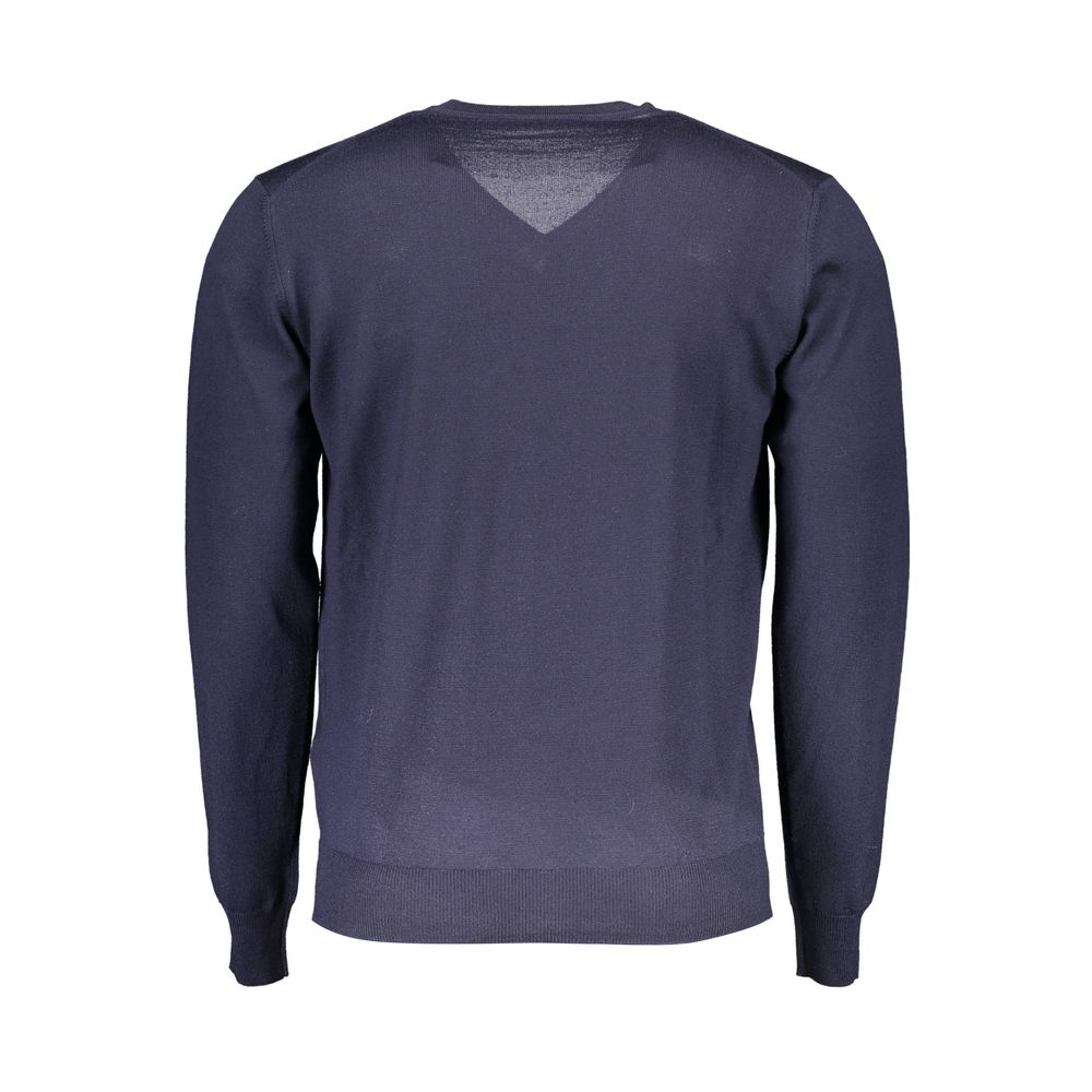 Harmont & Blaine Blue Wool Men Sweater