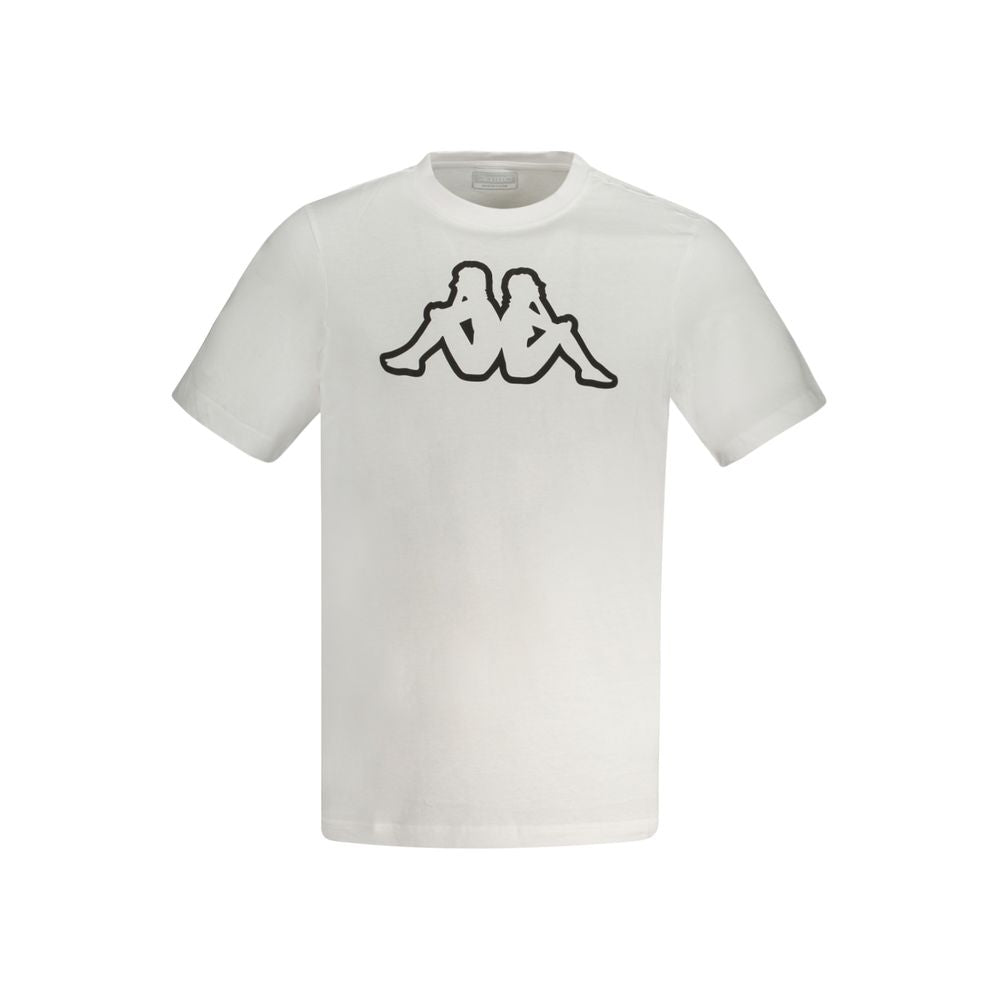 Kappa White Cotton Men T-Shirt